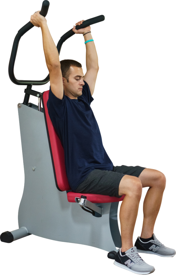 Hydraulic Exercise Machine for Lat Pull Down and Shoulder Press - Fast